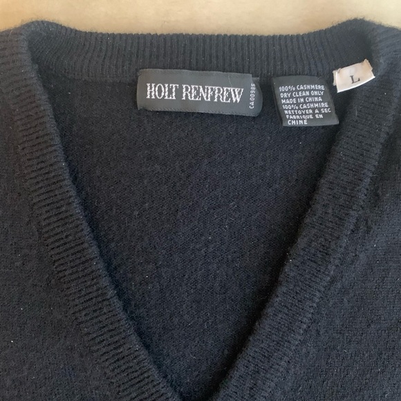 Holt Renfrew Men's Cashmere Sweater - Picture 2 of 5